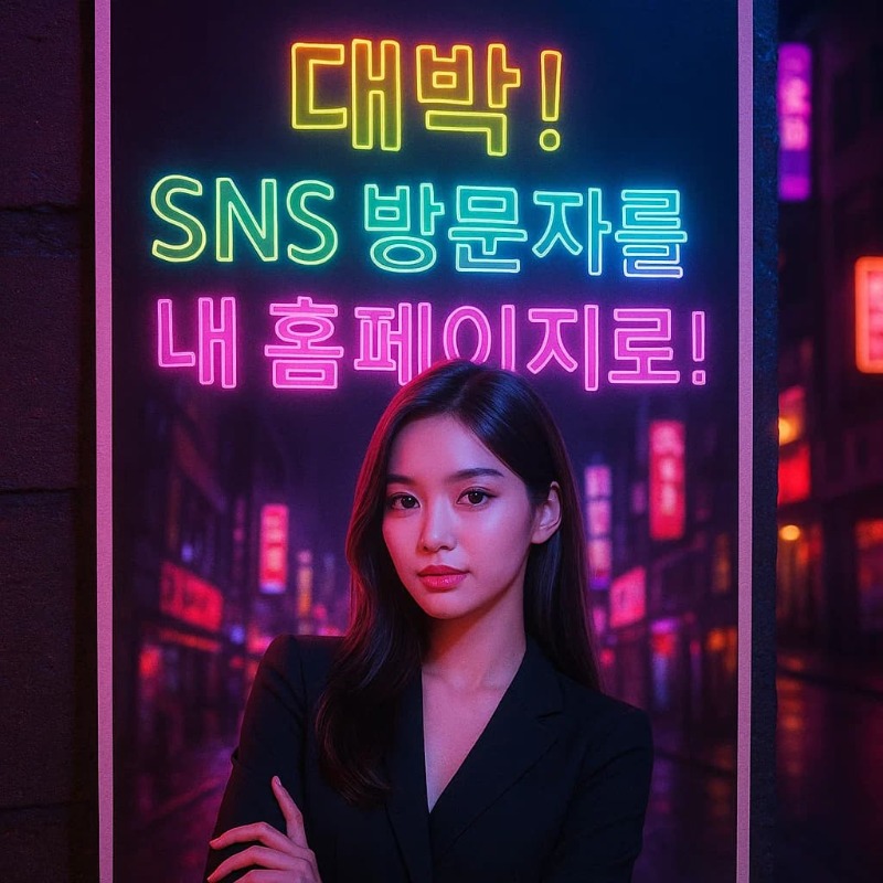 sns방문자